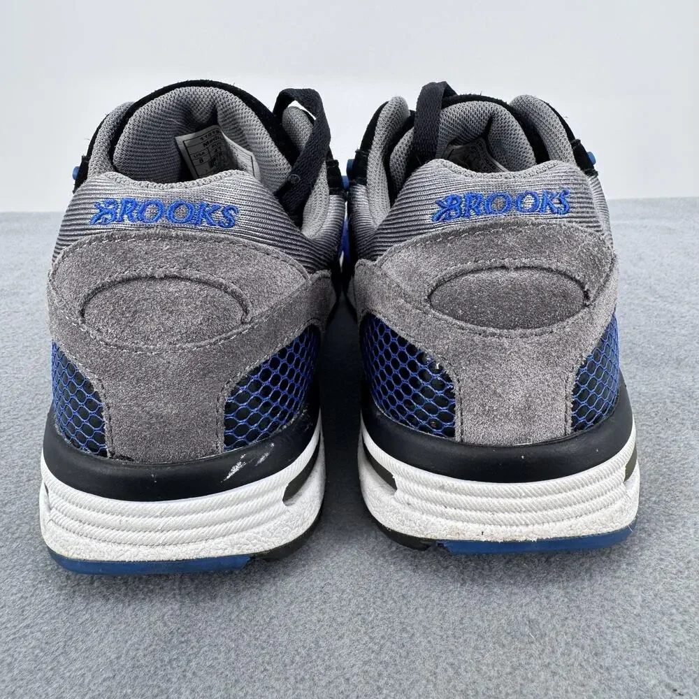 Brooks Heritage Fusion Shoes Mens 8 Blue‎ Gray Suede Mesh Running 1101941D040